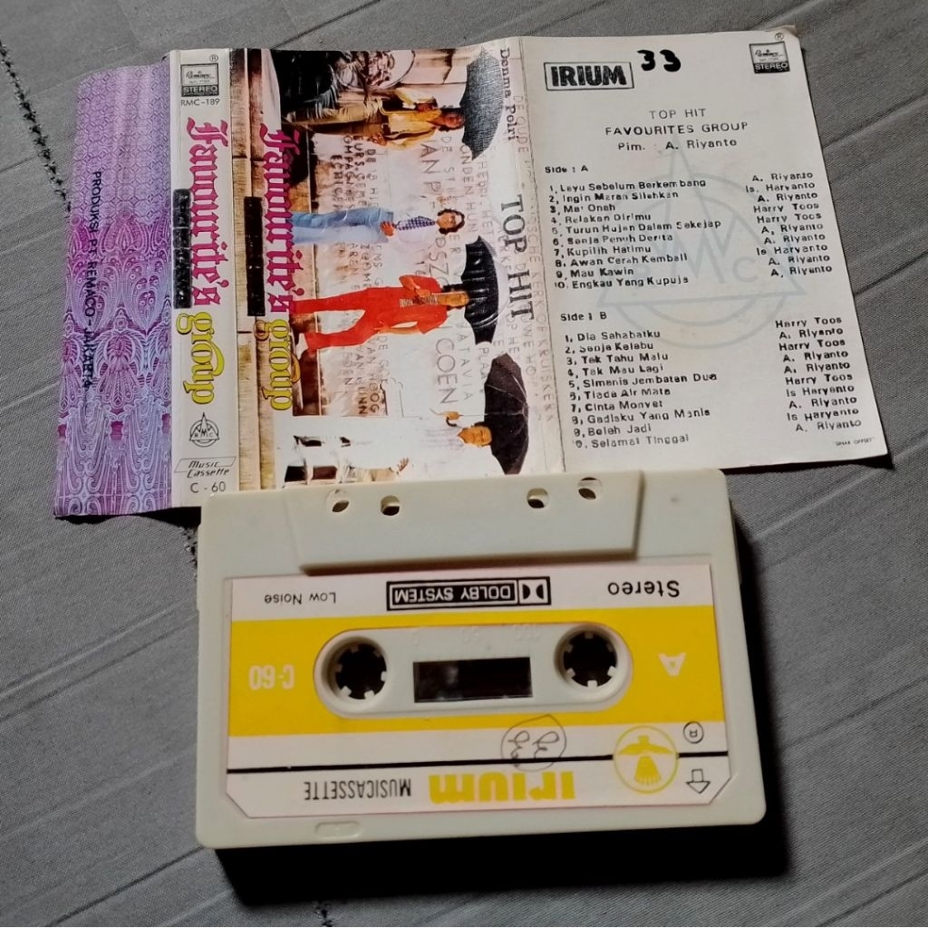 kaset pita:Favourite's Group-Top Hit