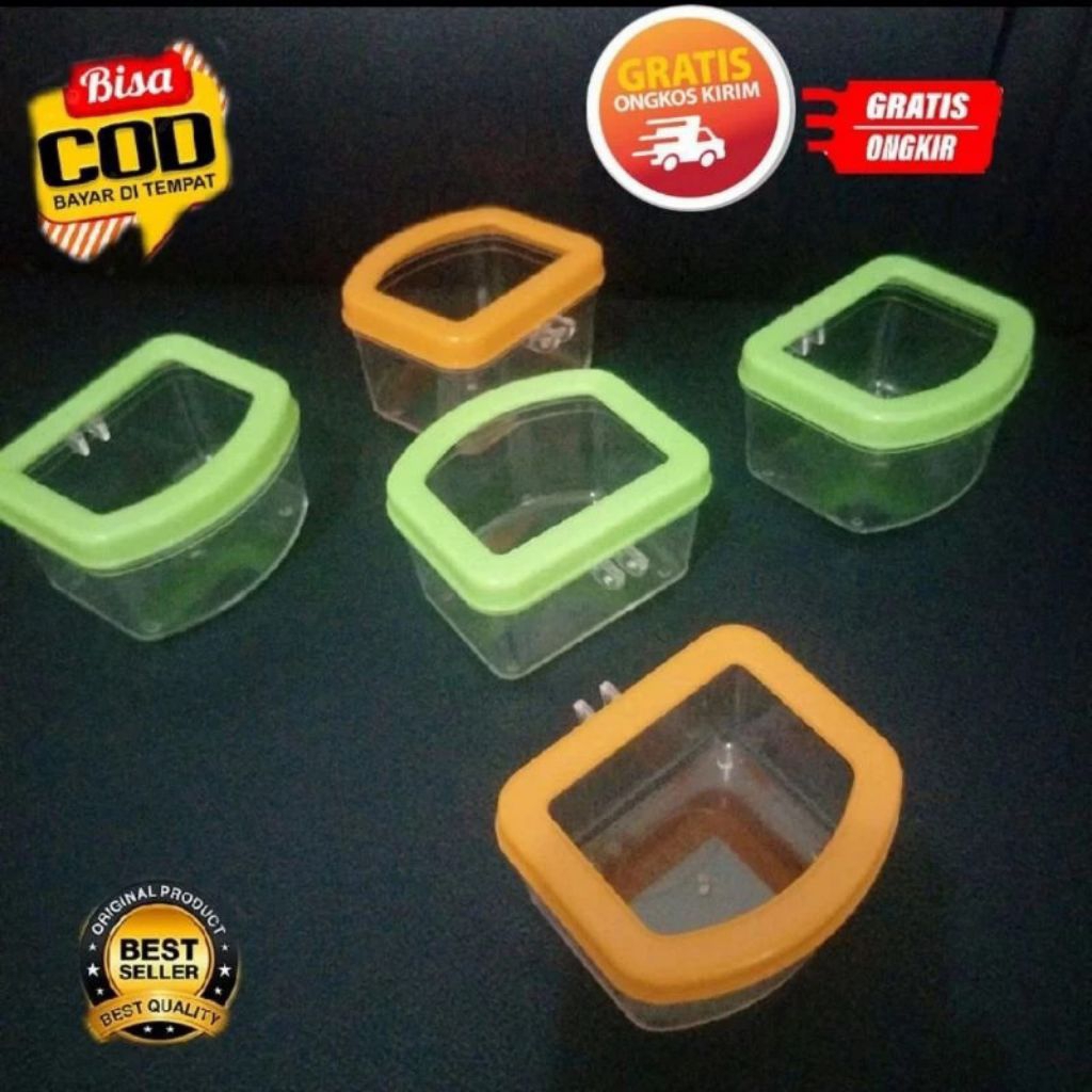 Cepuk A1 Tempat Makan Minum Burung Cepuk A1/A2 Warna