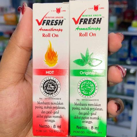 VFresh 8ml Minyak Angin Roll On