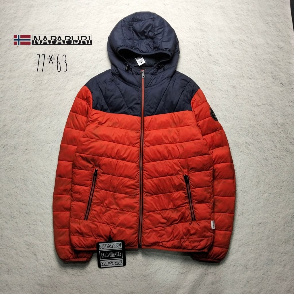 jacket puffer napapijri original 100% size xL regular