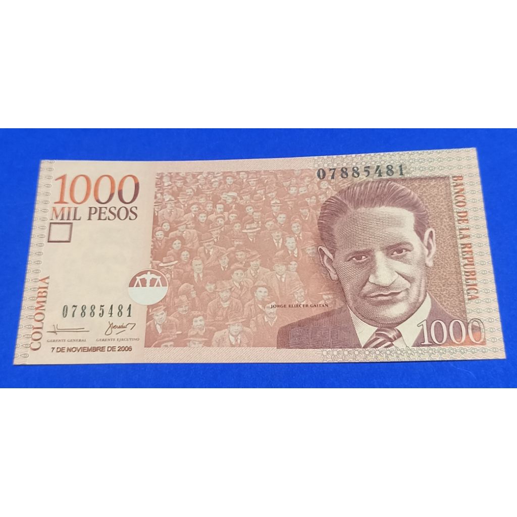 UANG KERTAS COLOMBIA 1OOO PESOS
