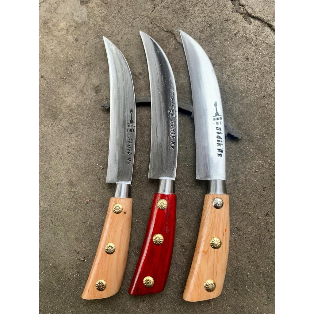 pisau dapur dan seset kulit, daging dan sembelih ayam