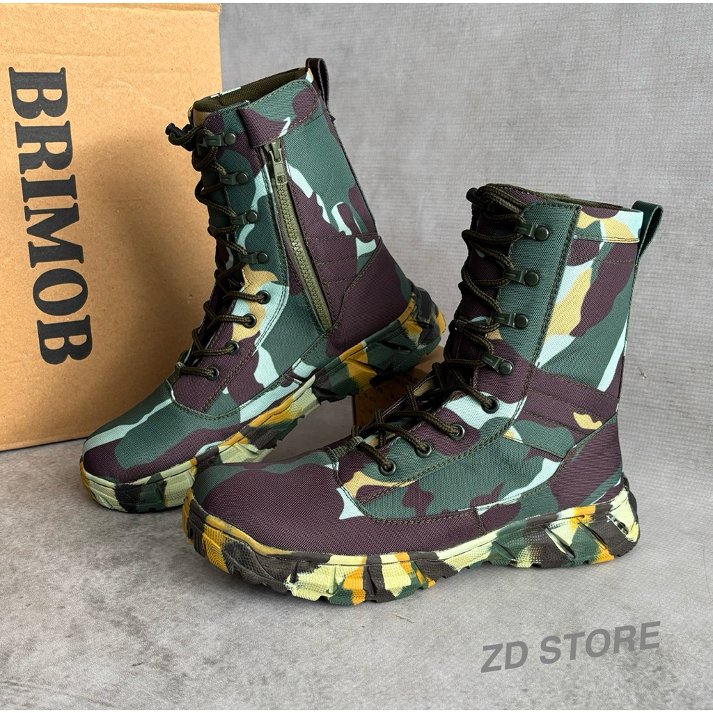 Sepatu PDL TACTICAL FULL LORENG BRIMOB/Sepatu PDL LORENG BRIMOB Terbaru