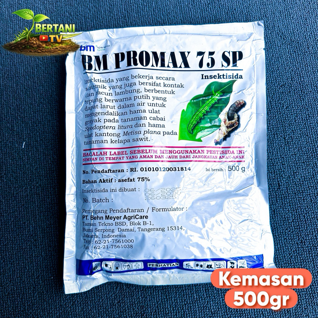 Insectisida Bm Promax 75 sp,kmsn 500gr . BM Promax adalah insektisida yang berfungsi untuk mengendal