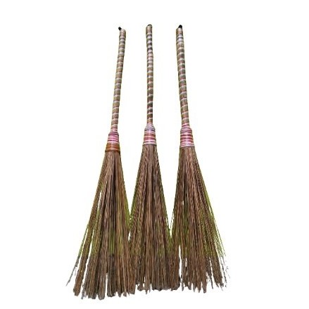 Sapu Lidi Gagang Bambu Sapu Lidi Gagang Panjang Sapu Pekarangan Tebal Sapu Lidi Taman Panjang