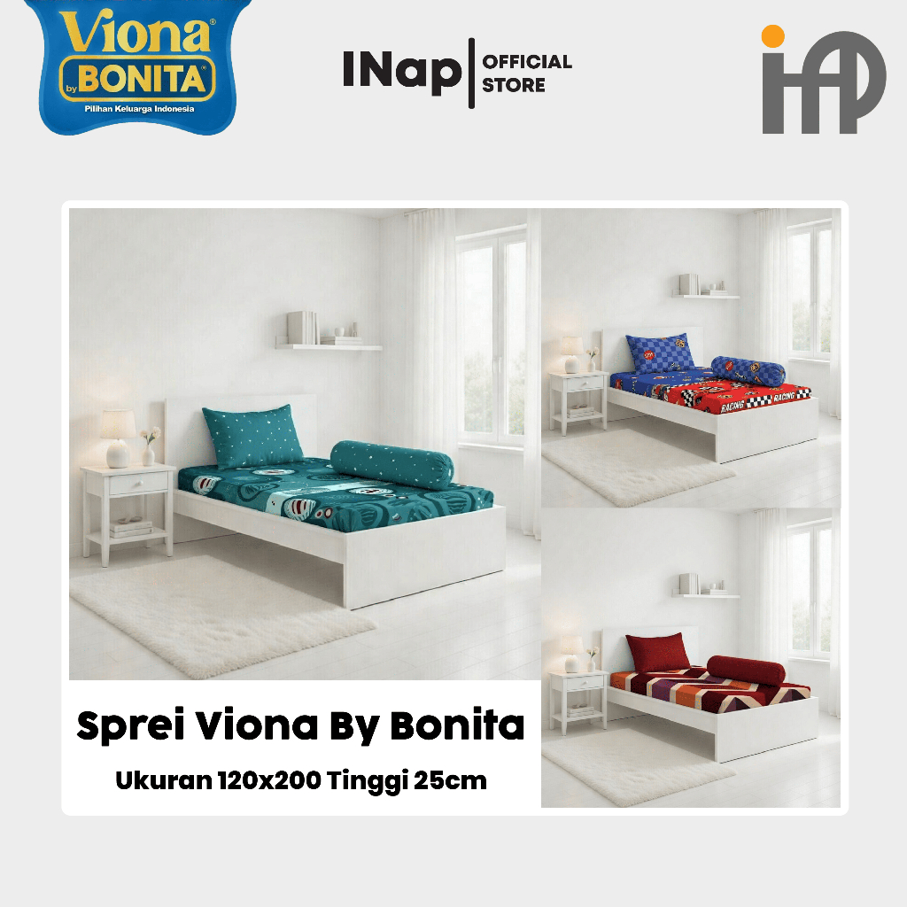 Sprei Bonita Viona Ukuran 120x200 T.25