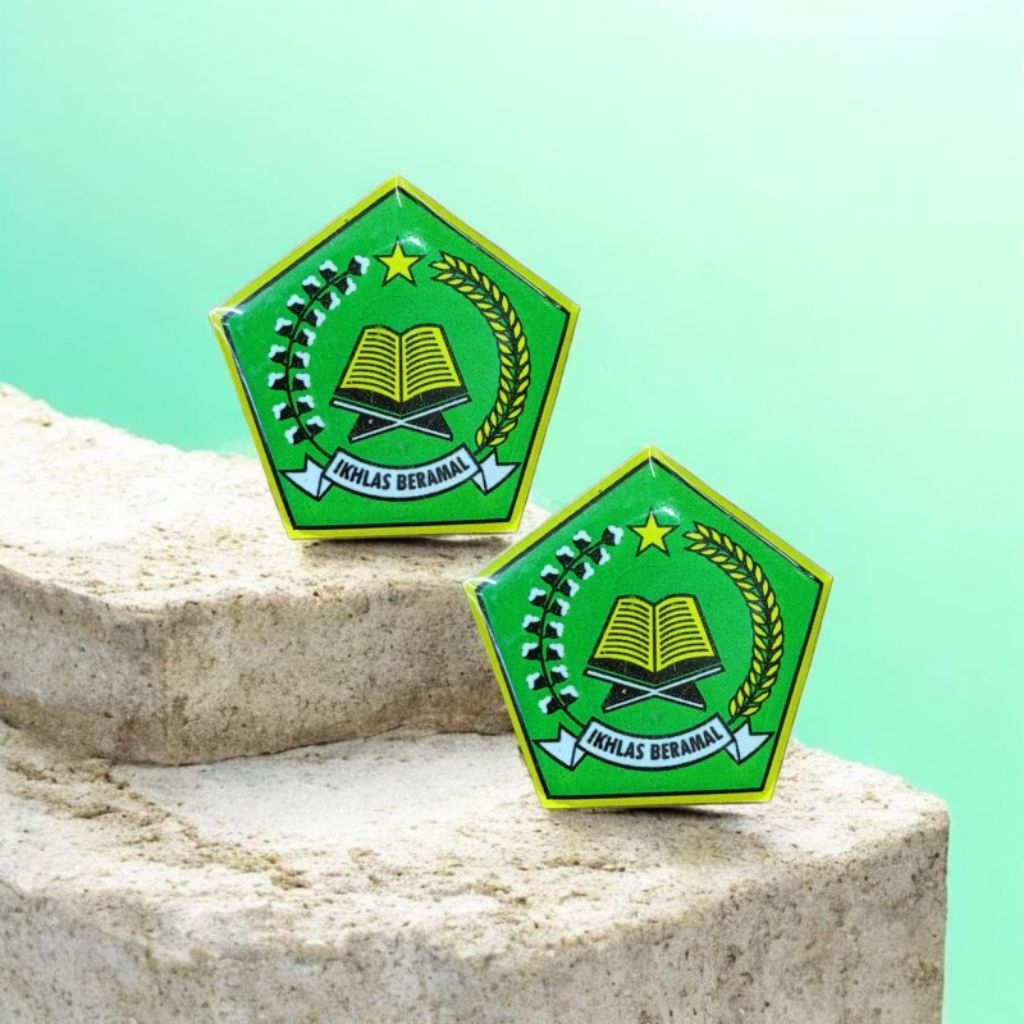 PIN LOGO KEMENAG 3 CM PENITI