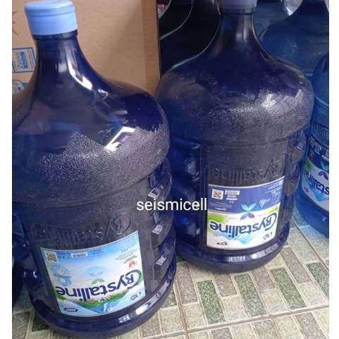 Air Crystalline Galon 19 Liter Baru dan Isi Ulang Bandung Ready Murah Siap Kirim