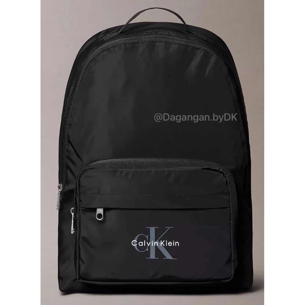 Tas Backpack Calvin Klein Original 100% Full Black