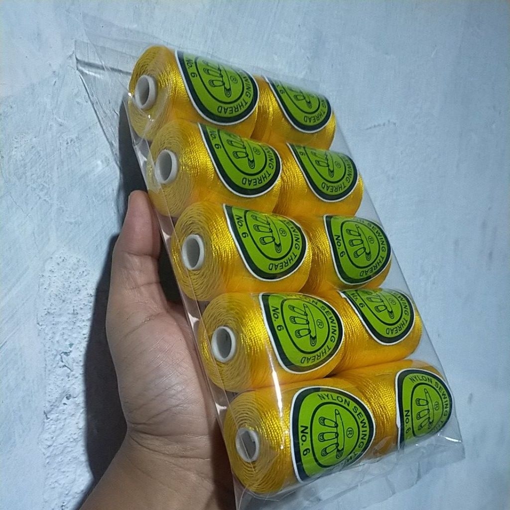 Benang Jahit Nilon Cap Peniti No. 6