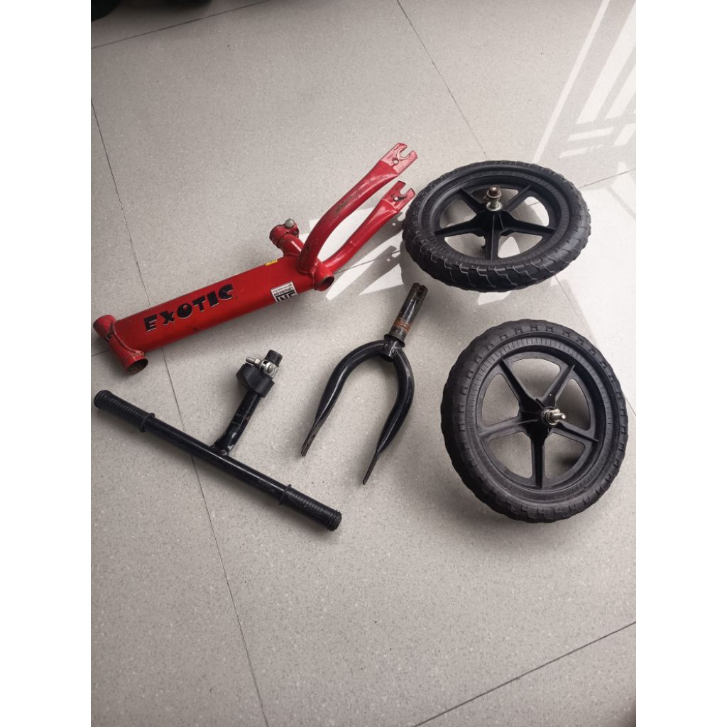 Part sepeda pushbike anak anak second