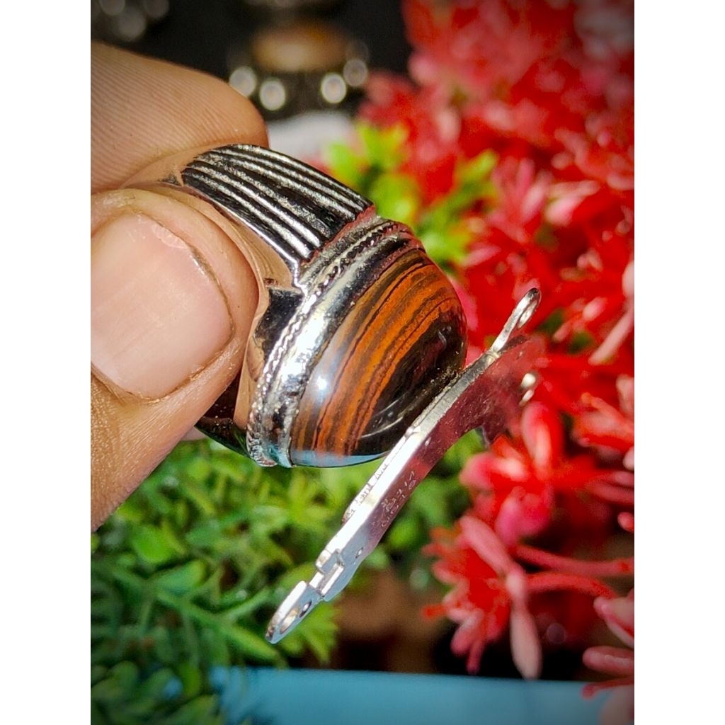 akik puser bumi badar besi lengket magnet