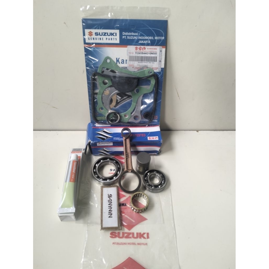 PAKET STANG SEHER+BEARING KANAN KIRI SUZUKI SPIN 125 SKYDRIVE SKYWAVE SKYDRIVE HAYATE