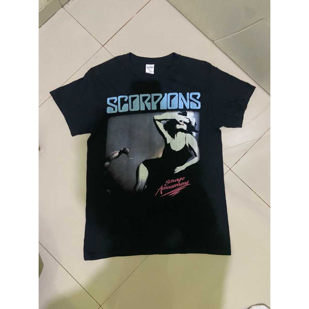 tshirt Scorpions - Savage Amusement 1988