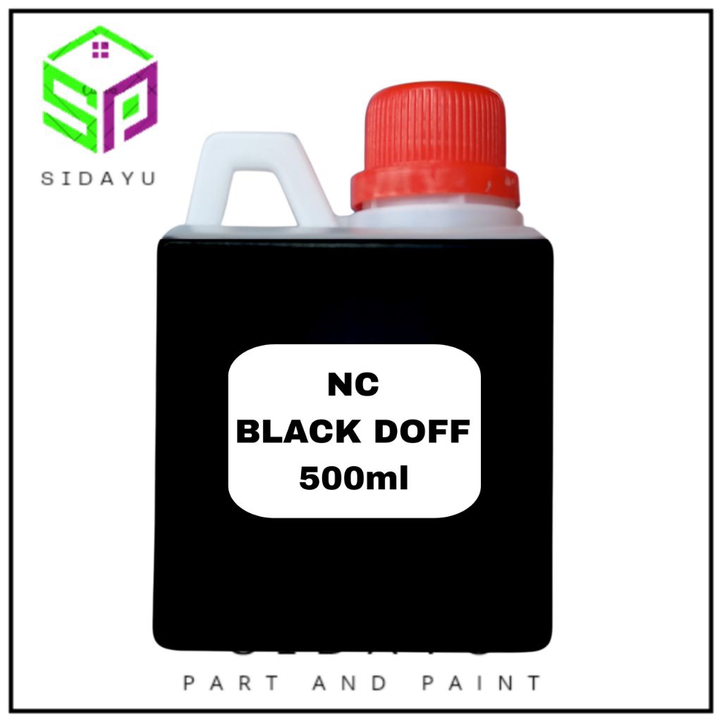 Cat NC Duco Black Doff Hitam 500ml