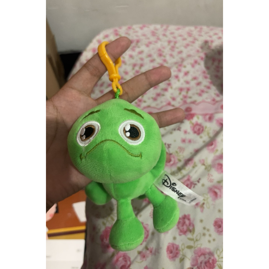 rare pascal plush keychain rapunzel tangled disney princess kadal hijau