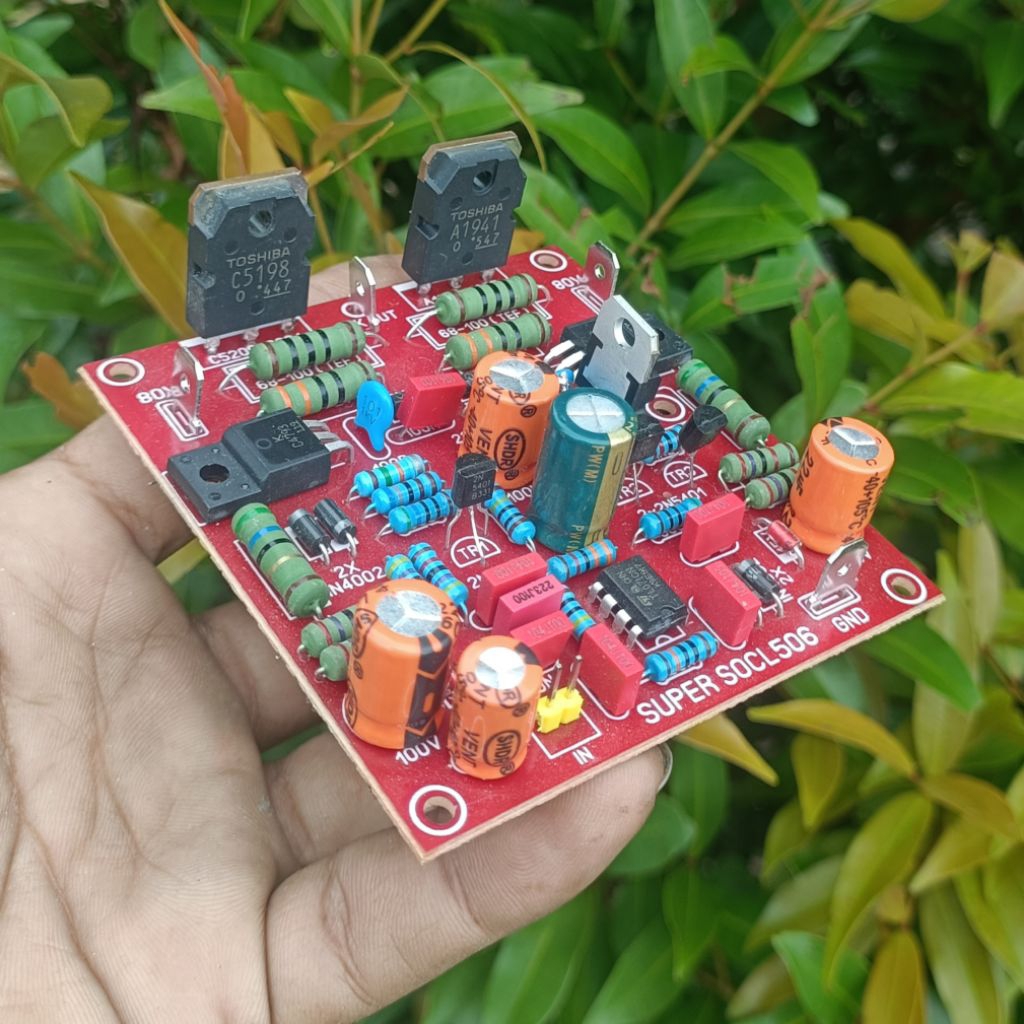 driver super socl 506 tef dan non tef kualitas bagus karakter low sub horrreeeg PCB merah  Siap pasa