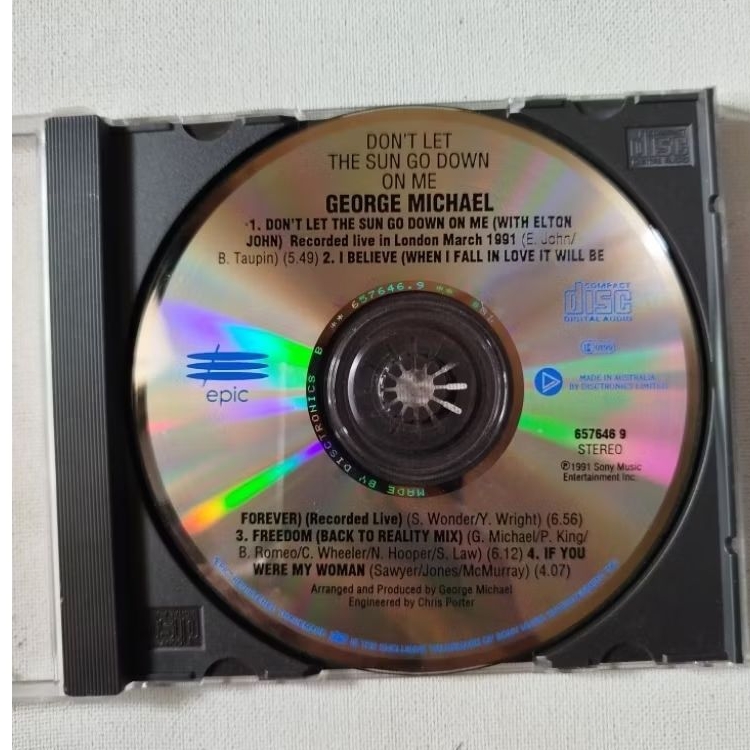 CD GEORGE MICHAEL (TANPA COVER)