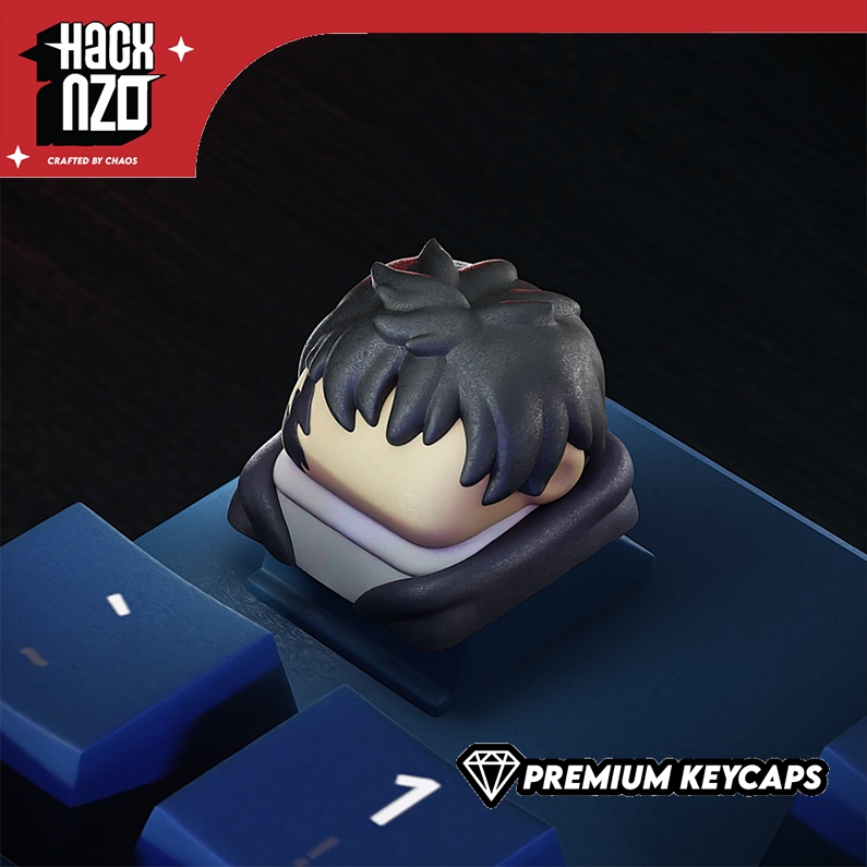 Keycaps Sung Jin-Woo Solo Leveling | Custom Artisan Handmade Resin