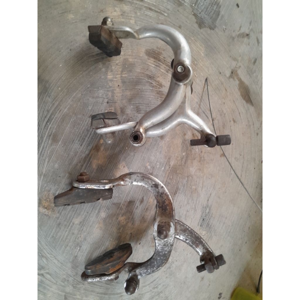 u brake balap jadul dan u brake lepasan dahon dabike besi