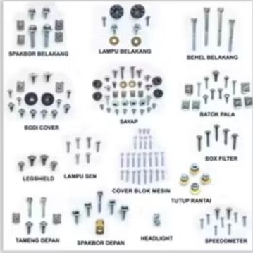 Baud karisma new fullbody / Honda karisma fullset 2002-2005