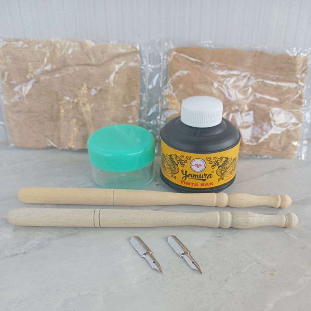 GRATIS ONGKIR paket alat tulis lengkap pena tutul pena celup pen tutul pen celup pena lafadz pena kh