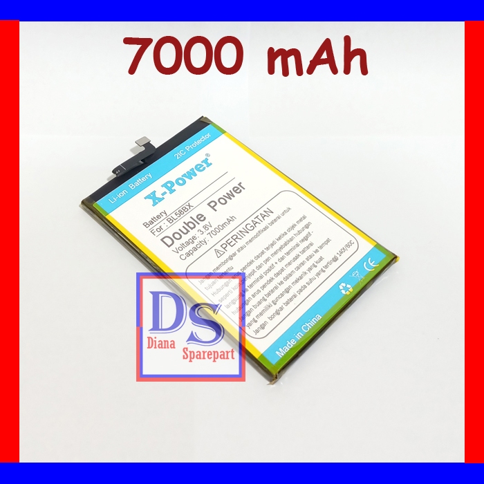 Baterai Infinix Hot 9 Play X680 BL58BX Batu Battery Batre Tanam Double Power