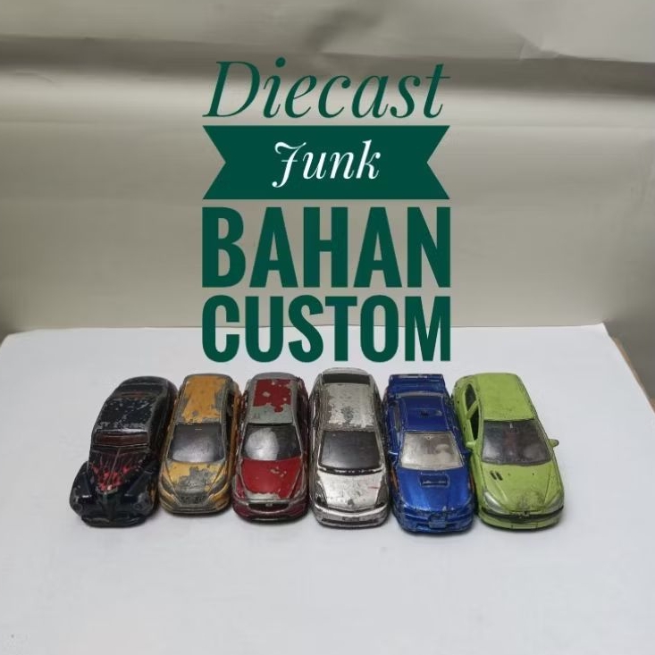 Diecast junk berbagai merek terkenal, tidak mulus, bahan kastem Part 24