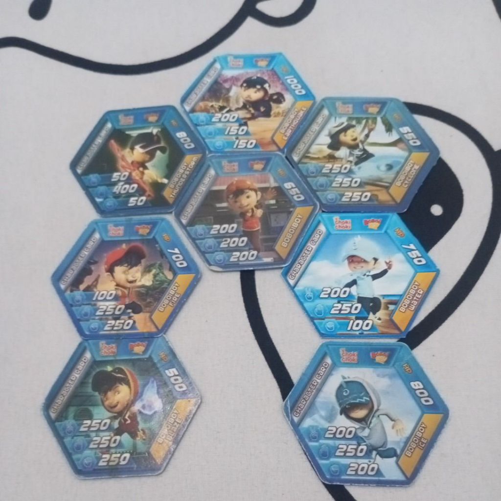 Kartu Choki Choki Boboiboy 2016
