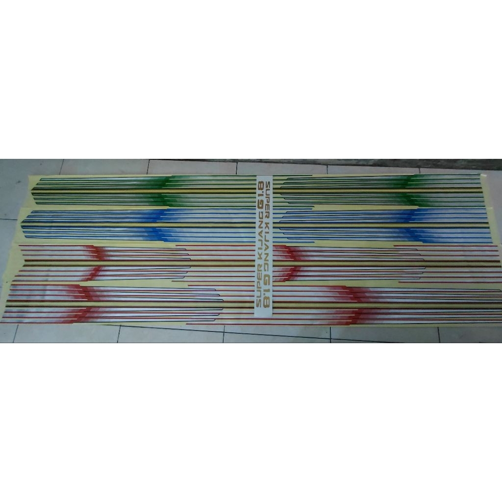 stiker body kijang super G,18 long/stiker lis body kijang G,18