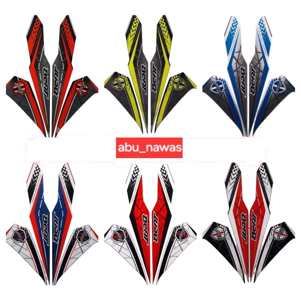 Stiker Striping Honda Beat Fi Esp 2016 2017