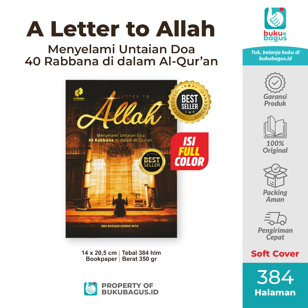 ZADUNA - Buku 40 Doa Rabbana A Letter To Allah Ustadz Oemar Mita Full Color
