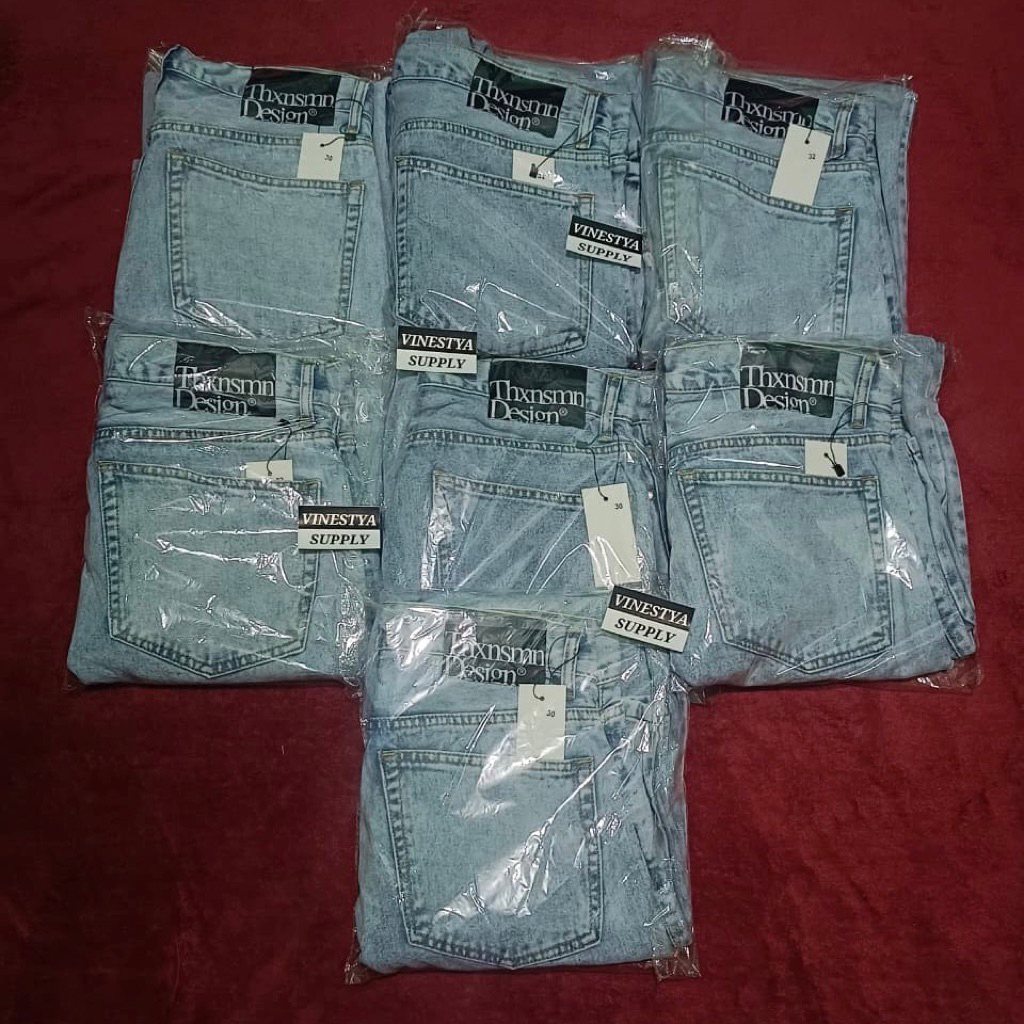 Denim Pants Ginna Og Basic Blue Thanksinsomnia 100% ORIGINAL
