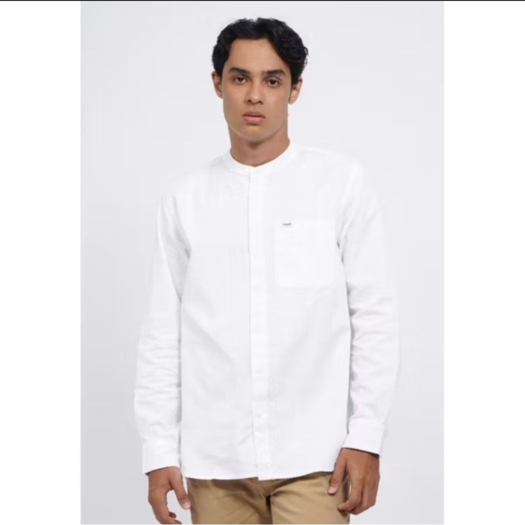Kemeja Koko Wrangler Original Warna Putih Size M