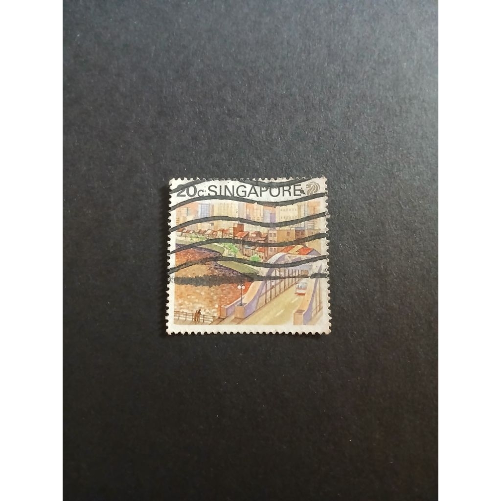 Perangko Jadul Singapura (original)