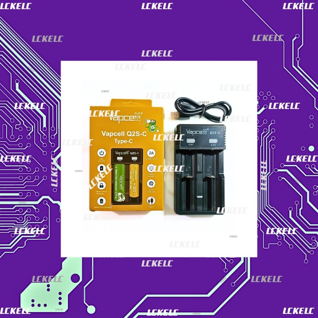 CHARGER BATTERY 18650 VAPCELL