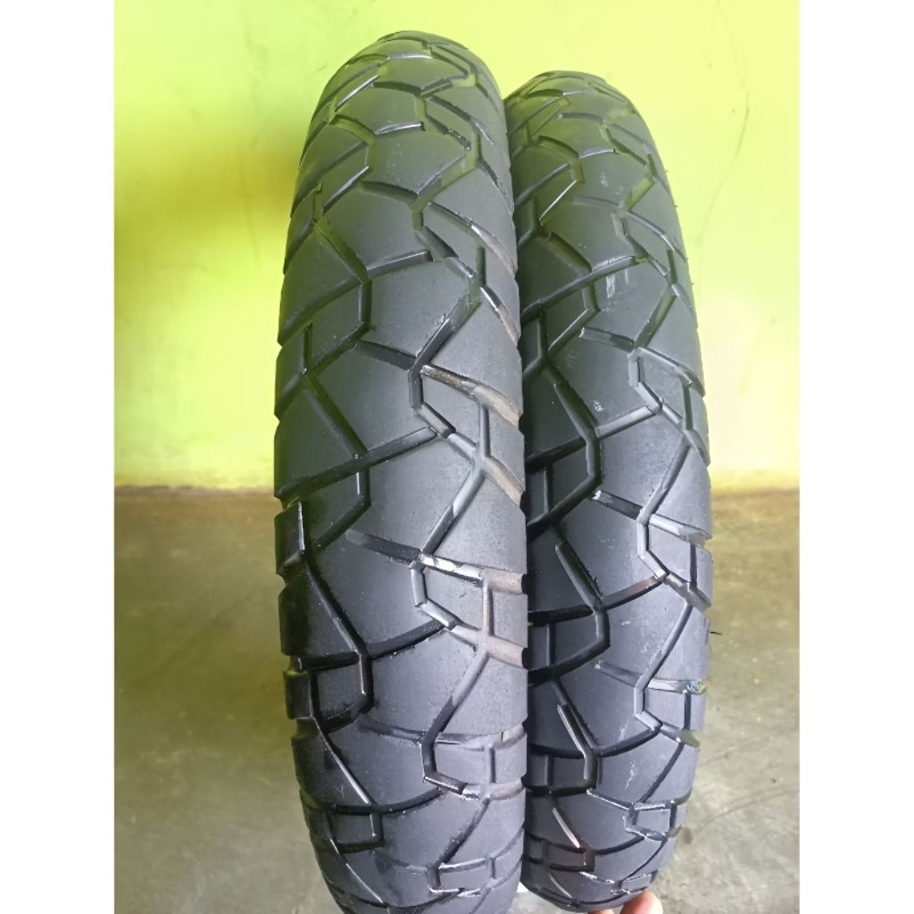 Ban ASPIRA SEMI TRAIL Sepasang Uk 80/90 - 90/90 Ring 14 Tubeless