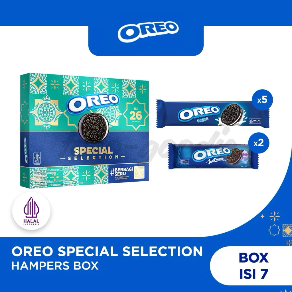 Oreo Gift Pack 7pcs Original & Ice Cream
