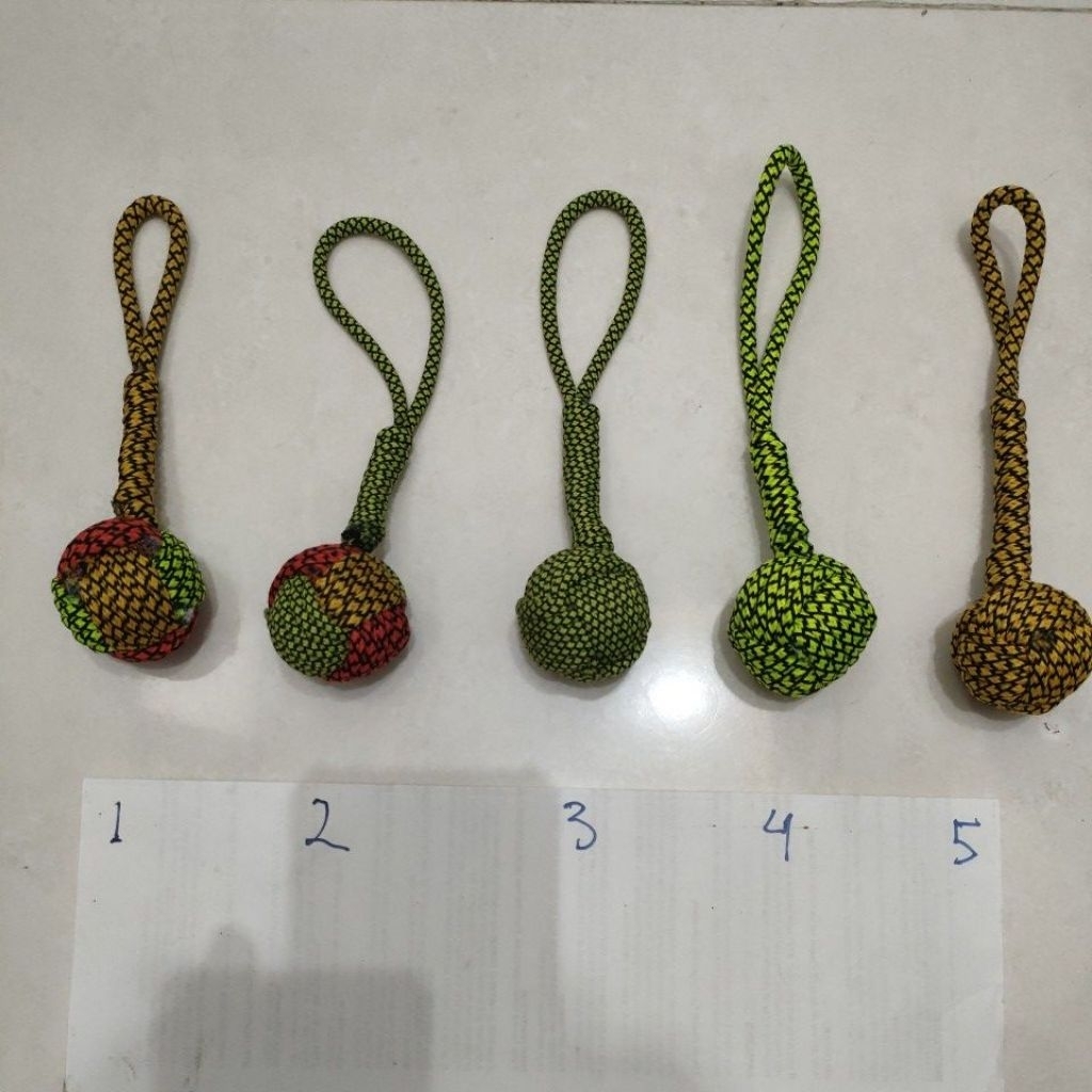 Gantungan kunci lanyard tali paracord monkey fist