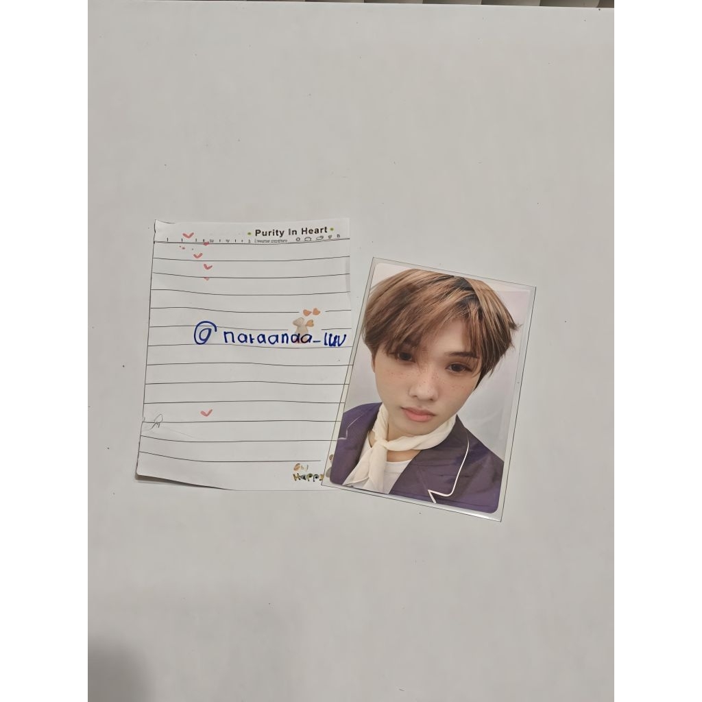 PHOTOCARD OFFICIAL NCT JISUNG HOTEL THE DREAM