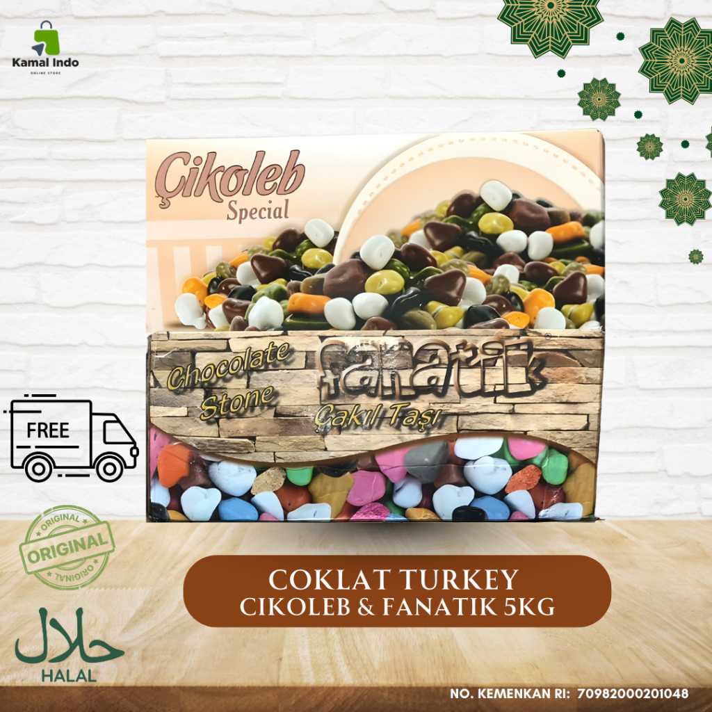 Coklat Kerikil Turkey/ Coklat batu kerikil / Coklat Impor / 5KG