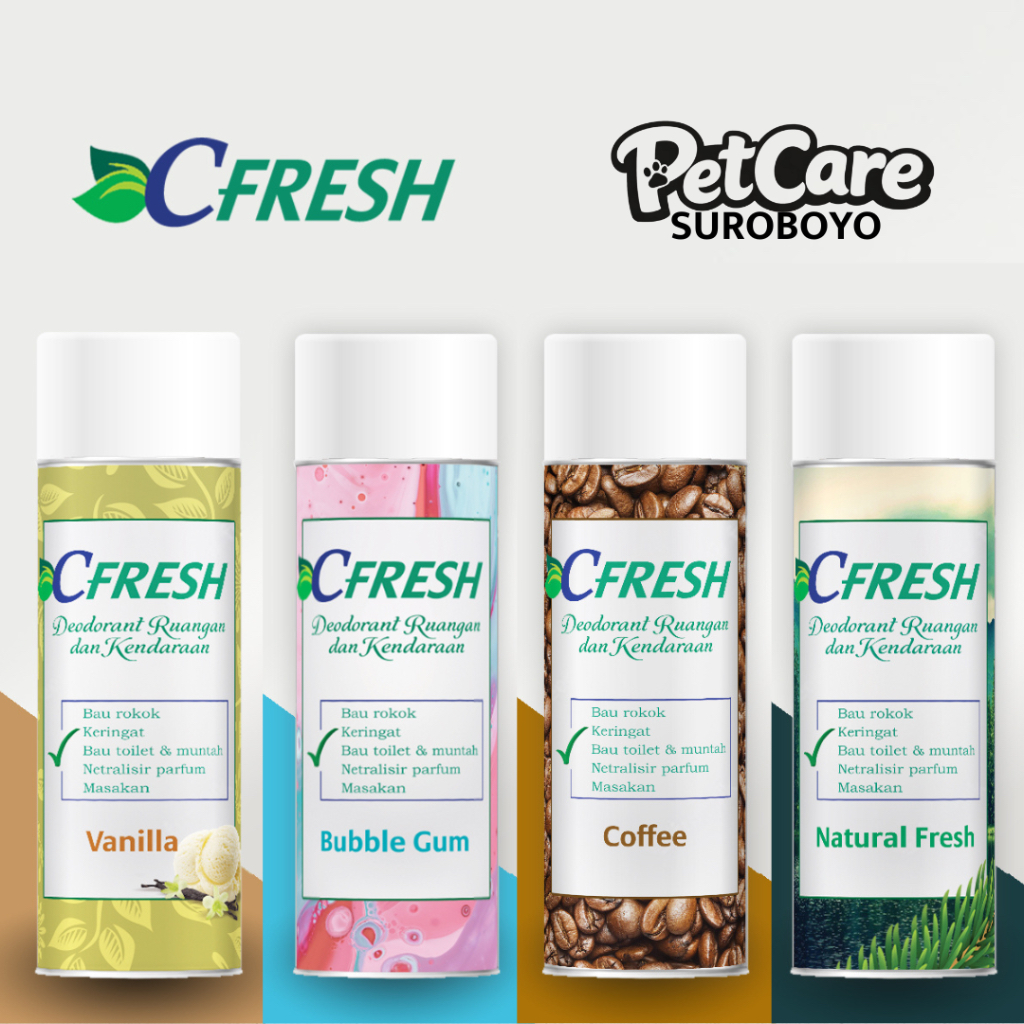 -Fresh Bubble Gum Pewangi Mobil/ Pewangi Ruangan/ Parfum Mobil/ Penghilang Bau/ Parfum Mobil Spray