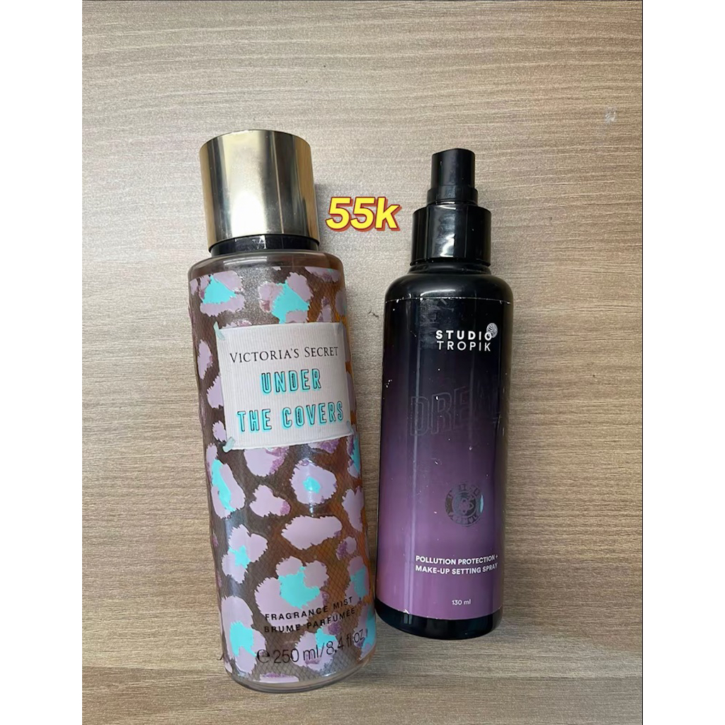 studio tropik setting spray, vs parfume, dll