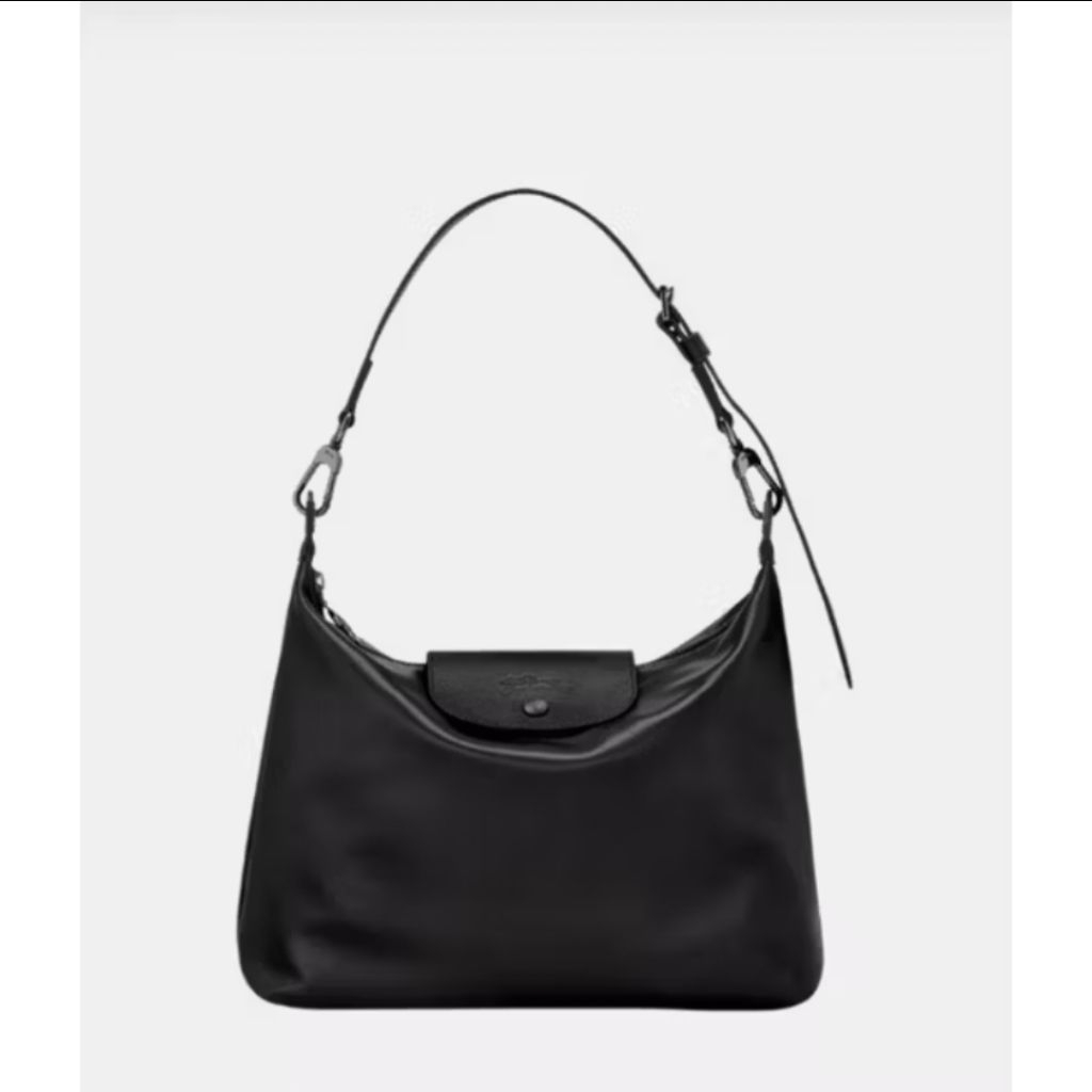 LC Cuir Hobo Hitam dan Pink Lamb Skin