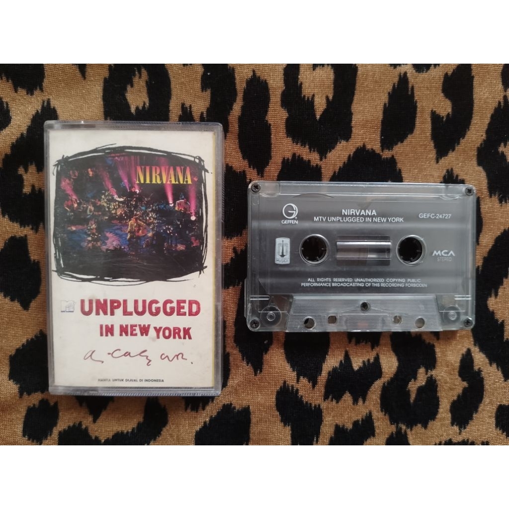 Kaset Pita Nirvana MTV Unplugged In New York