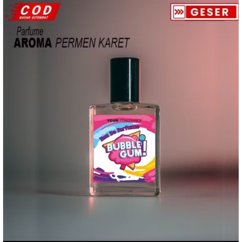 Parfum Permen Karet Aroma Segar dan Tahan Lama untuk Pria & Wanita