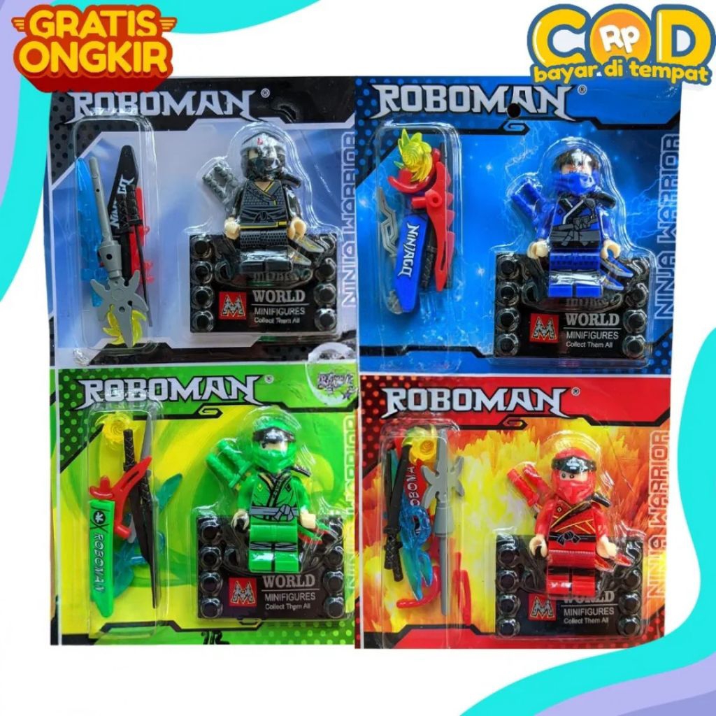 Mainan Minifigures Ninja Roboman