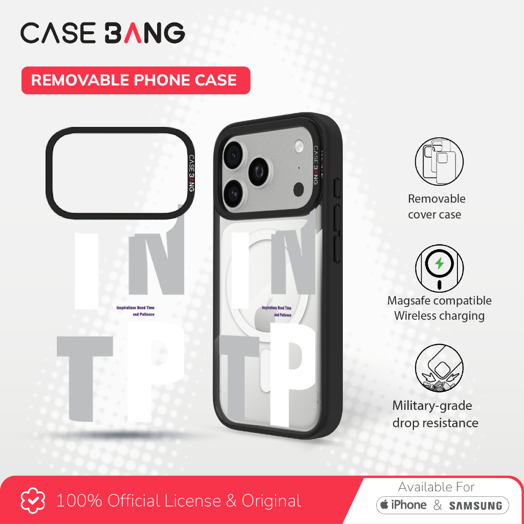 Casebang Removable Phone Case Cover MBTI Series - INTP Imagisnap Magnetic Casing Iphone