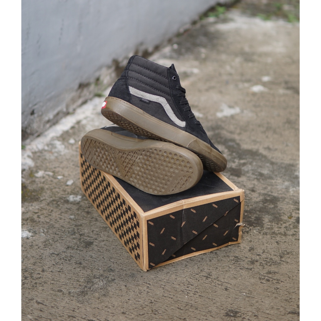 VANS PRO BMX BLACK GUM Size 42 / 27 cm Second 100% Original No Box - GR00014