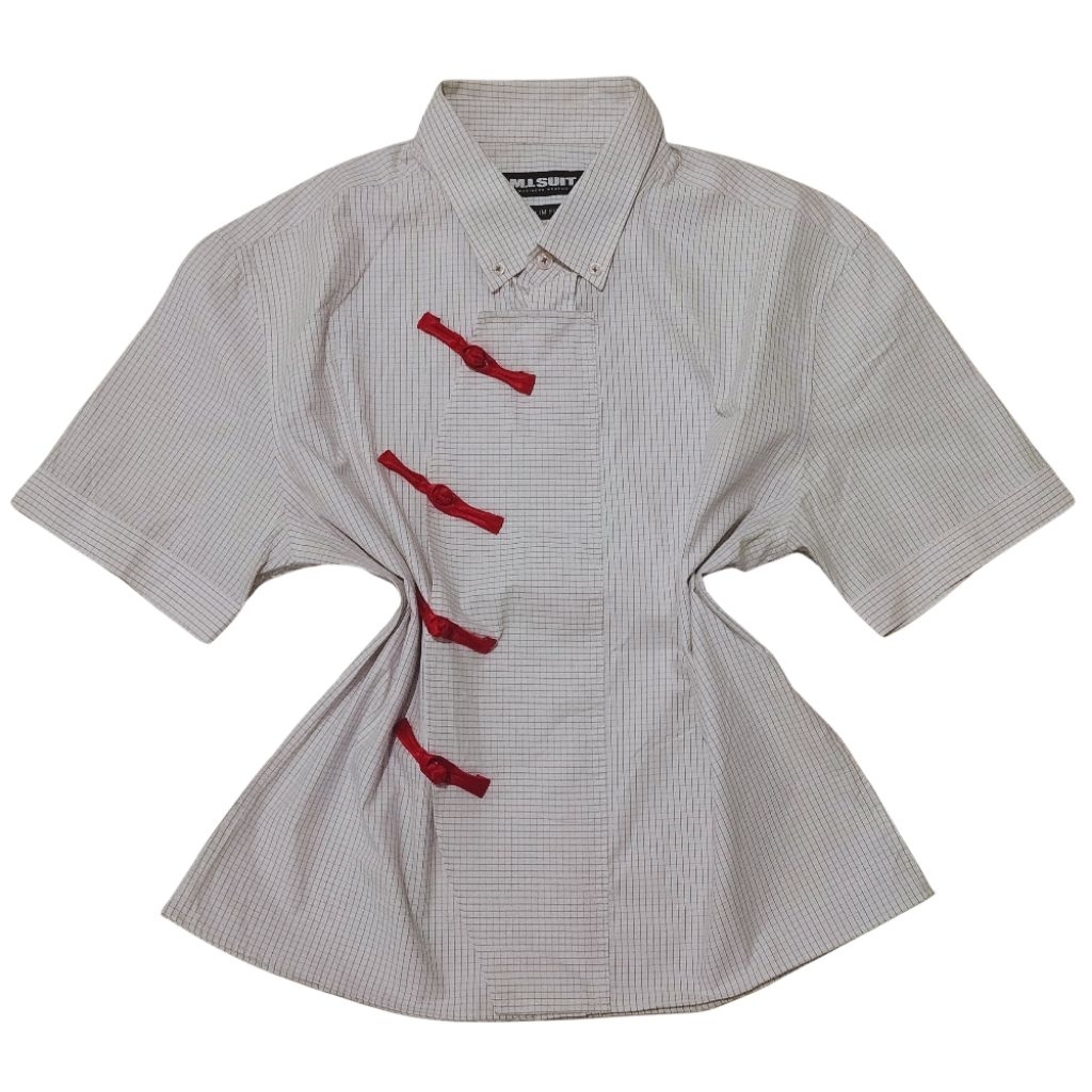 Cheongsam boxy shirt